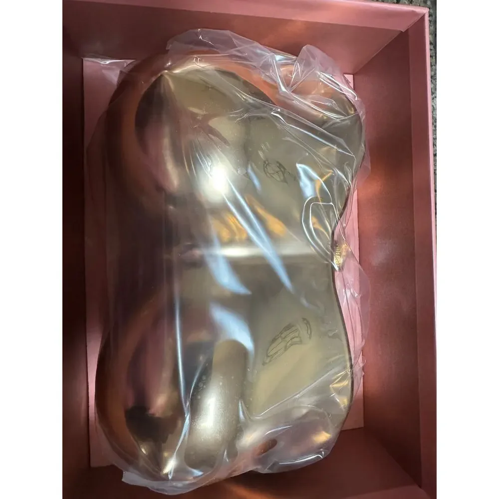 Stunning Cult Gaia Reina Clutch Handbag - NWT Brushed Brass - Picture 13 of 15